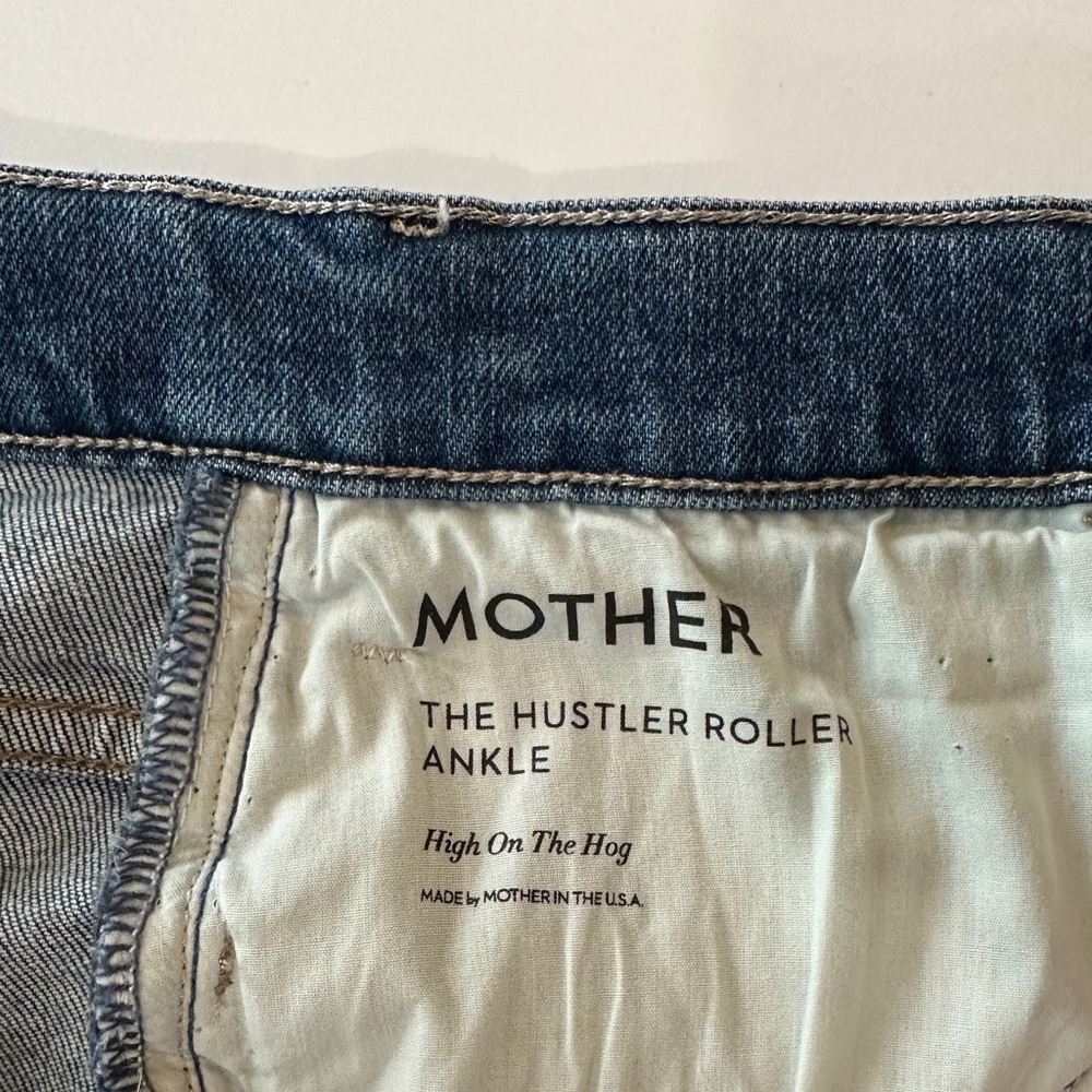 MOTHER The Hustler Roller Ankle Jeans in High On The Hog | Size 34 | NWT - Picture 7 of 16